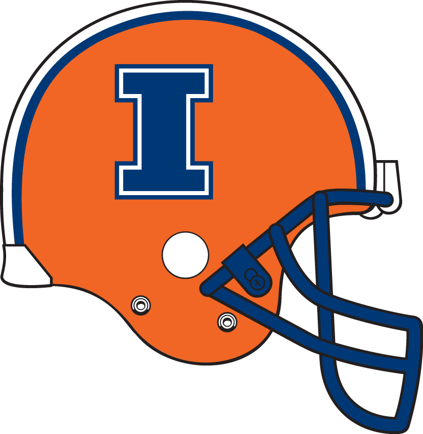 Illinois Fighting Illini 2013 Helmet Logo diy DTF decal sticker